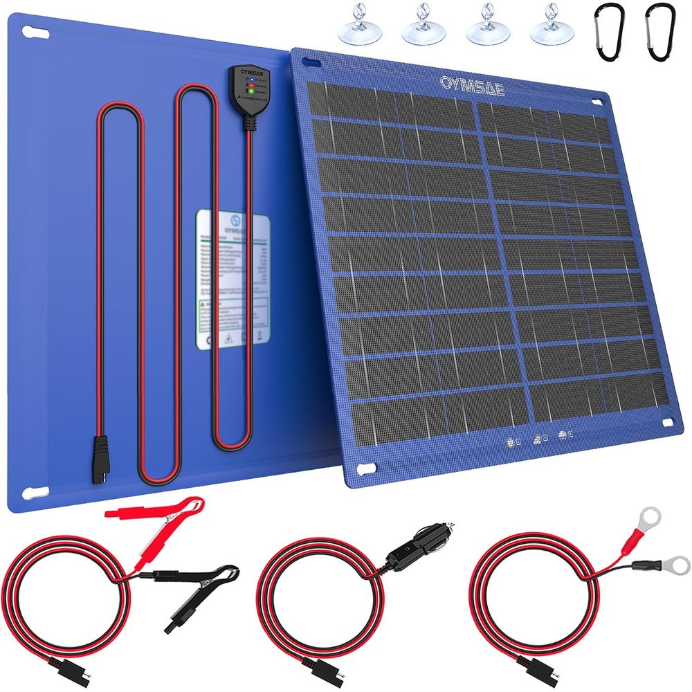 Solar Panel - 30W güneş enerjili araba aküsü şarj