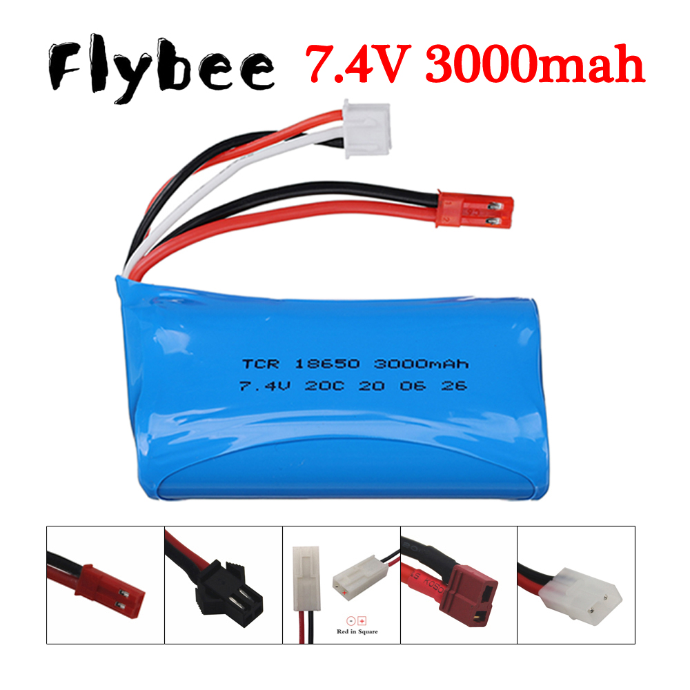 Lithium Battery 12V - 7.4 V 3000 mAh 18650 Li-ion