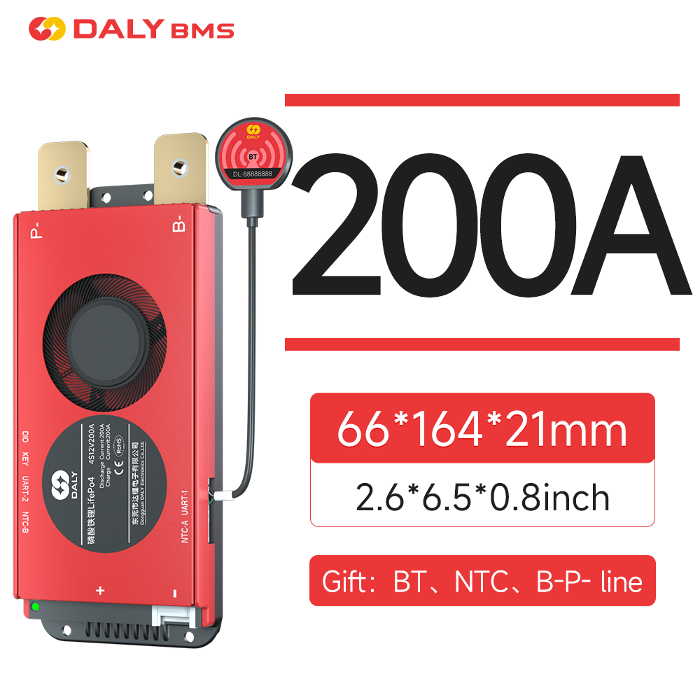 Power Inverter - Daly BMS 200A LiFePo4 4S 12V