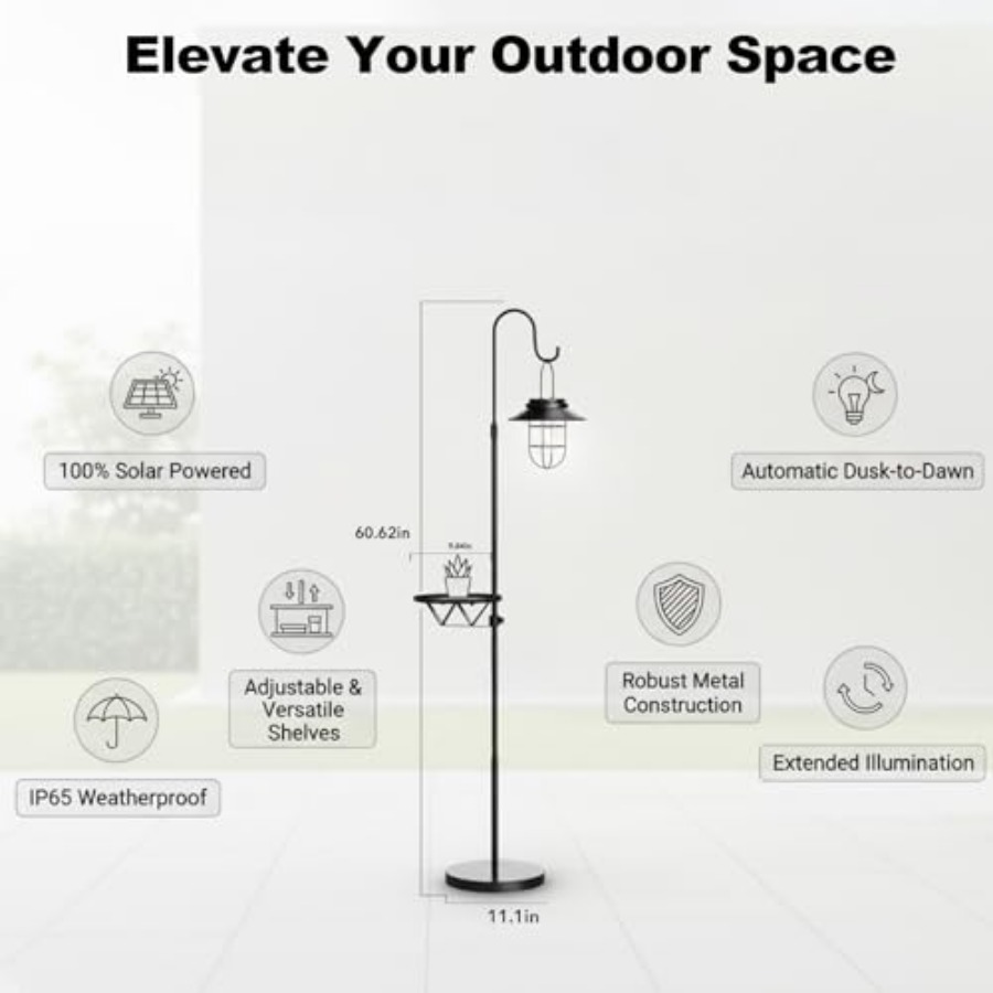 Güneş Enerjili Ayaklı Lamba ve - Solar Lamp incelemesi ve fiyatı