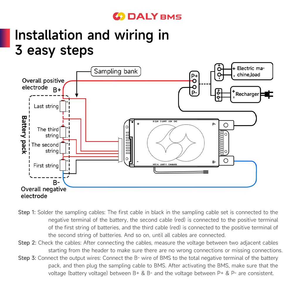 Daly BMS 200A LiFePo4 4S 12V 1 - Power Inverter incelemesi ve fiyatı